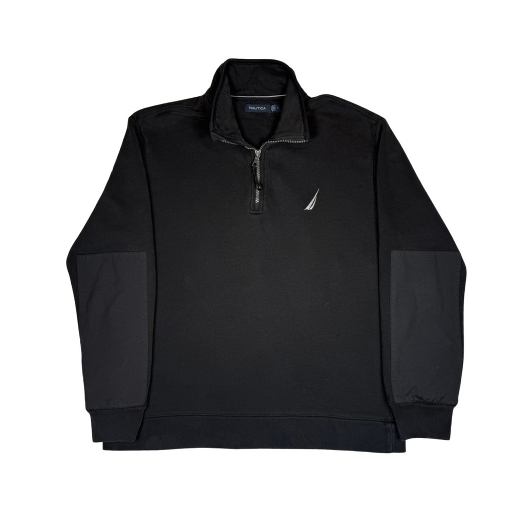 Nautica Black Half-Zip Sweatshirt
